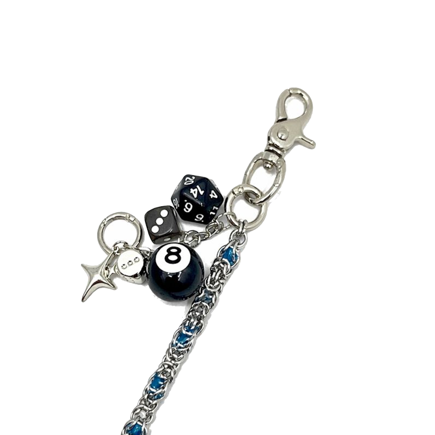 Smoke Marble Wallet Chain