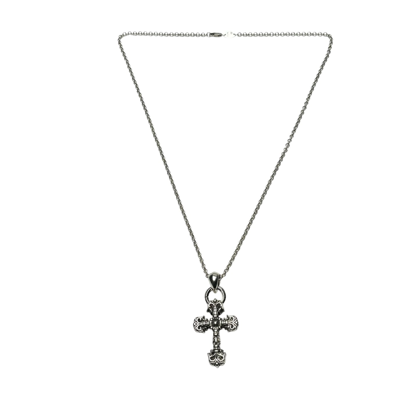 Floral Cross Chain