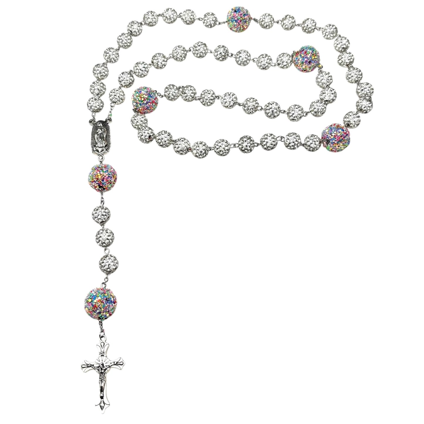 Multicolor Rhinestone Rosary
