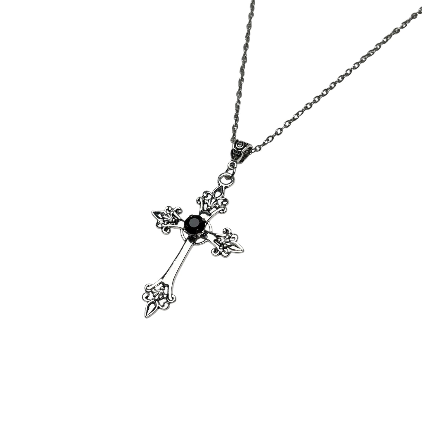 Bloom Cross Necklace
