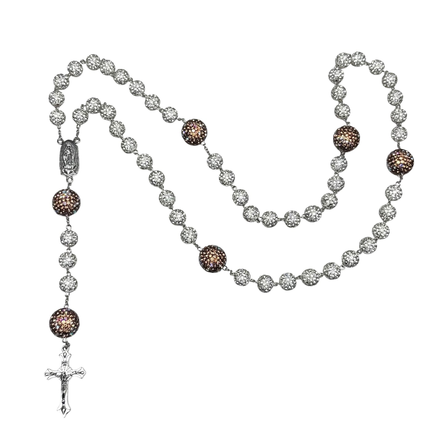 Solid Rhinestone Rosary
