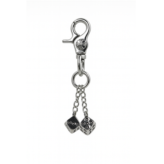 Skull Dice Keychain