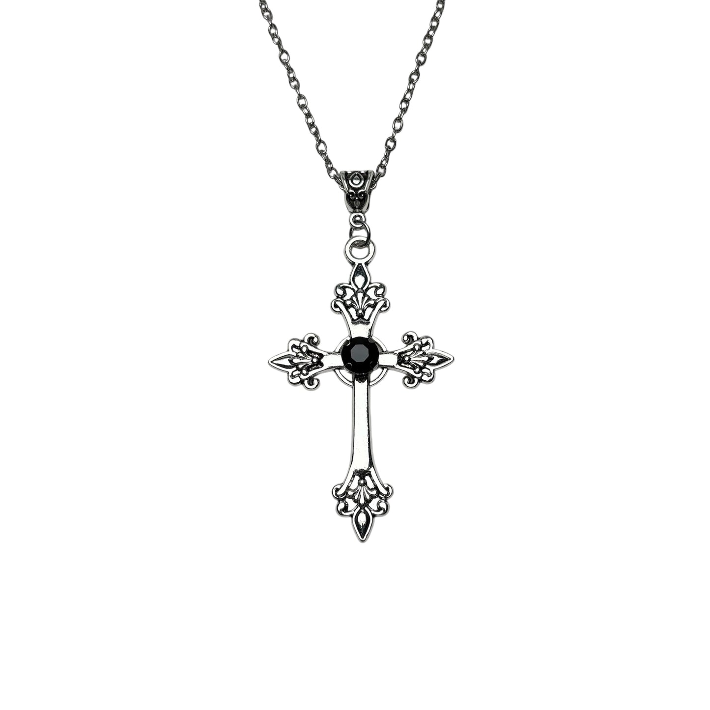 Bloom Cross Necklace